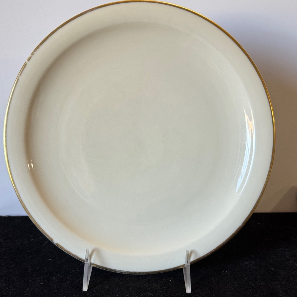 vintage Krautheim & Adelberg (K&A) Gold-Trimmed Dinner Plate 9 3/4“ (set of 3)